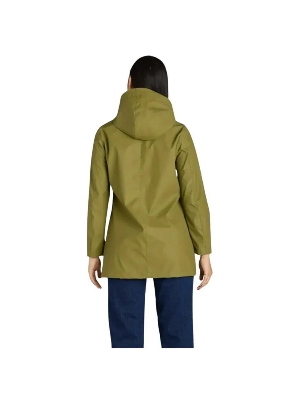 BIG CHILL WATER RESISTANT RAIN COAT WOMEN'S XL BLACK OR OLIVE GREEN SOFT & COMFY